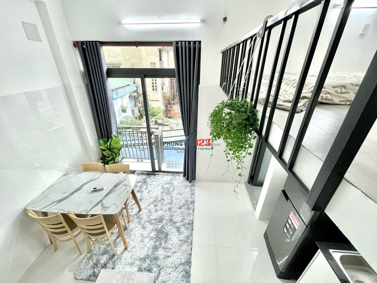 CHO THUÊ PHÒNG TRỌ CÓ GÁC VẠN KIẾP FULL NỘI THẤT CỬA SỔ LỚN GẦN PHAN ĐĂNG LƯU - PHÚ NHUẬN