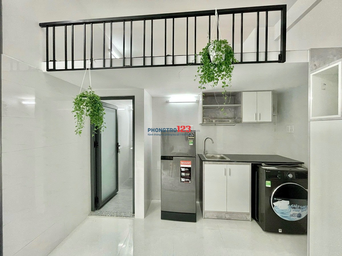 CHO THUÊ PHÒNG TRỌ CÓ GÁC VẠN KIẾP FULL NỘI THẤT CỬA SỔ LỚN GẦN PHAN ĐĂNG LƯU - PHÚ NHUẬN