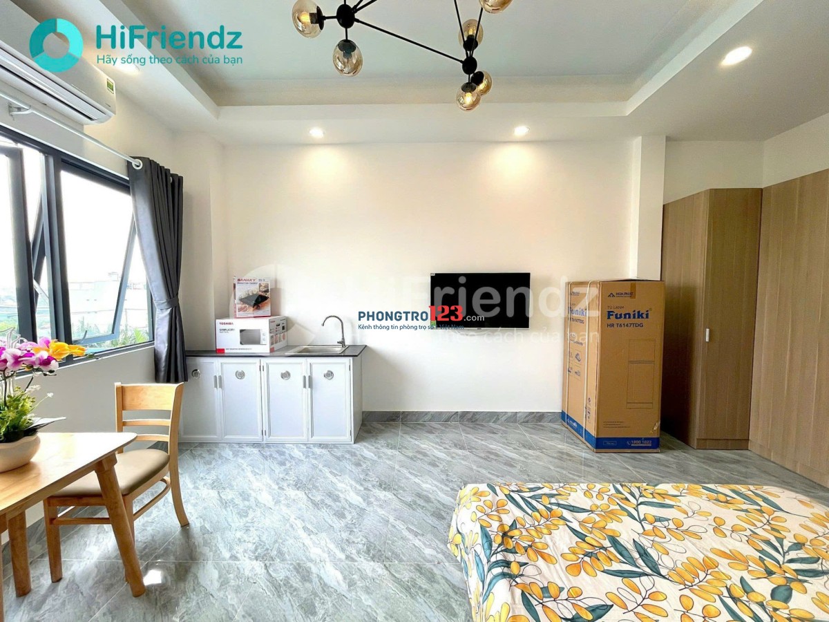 CHÍNH CHỦ STUDIO CỬA SỔ ĐẦY ĐỦ NỘI THẤT, GIỮ PHÒNG ĐẦU THÁNG 10