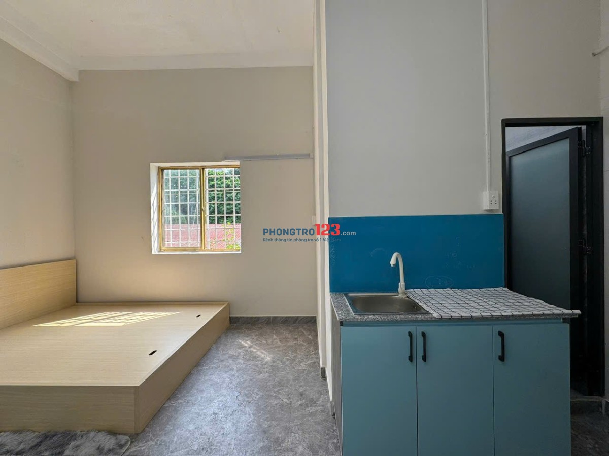 Cho Thuê Căn Hộ Studio 30m2 – Full Nội Thất – Ban Công / Máy Giặt Riêng– Khu ETown, Tân Bình