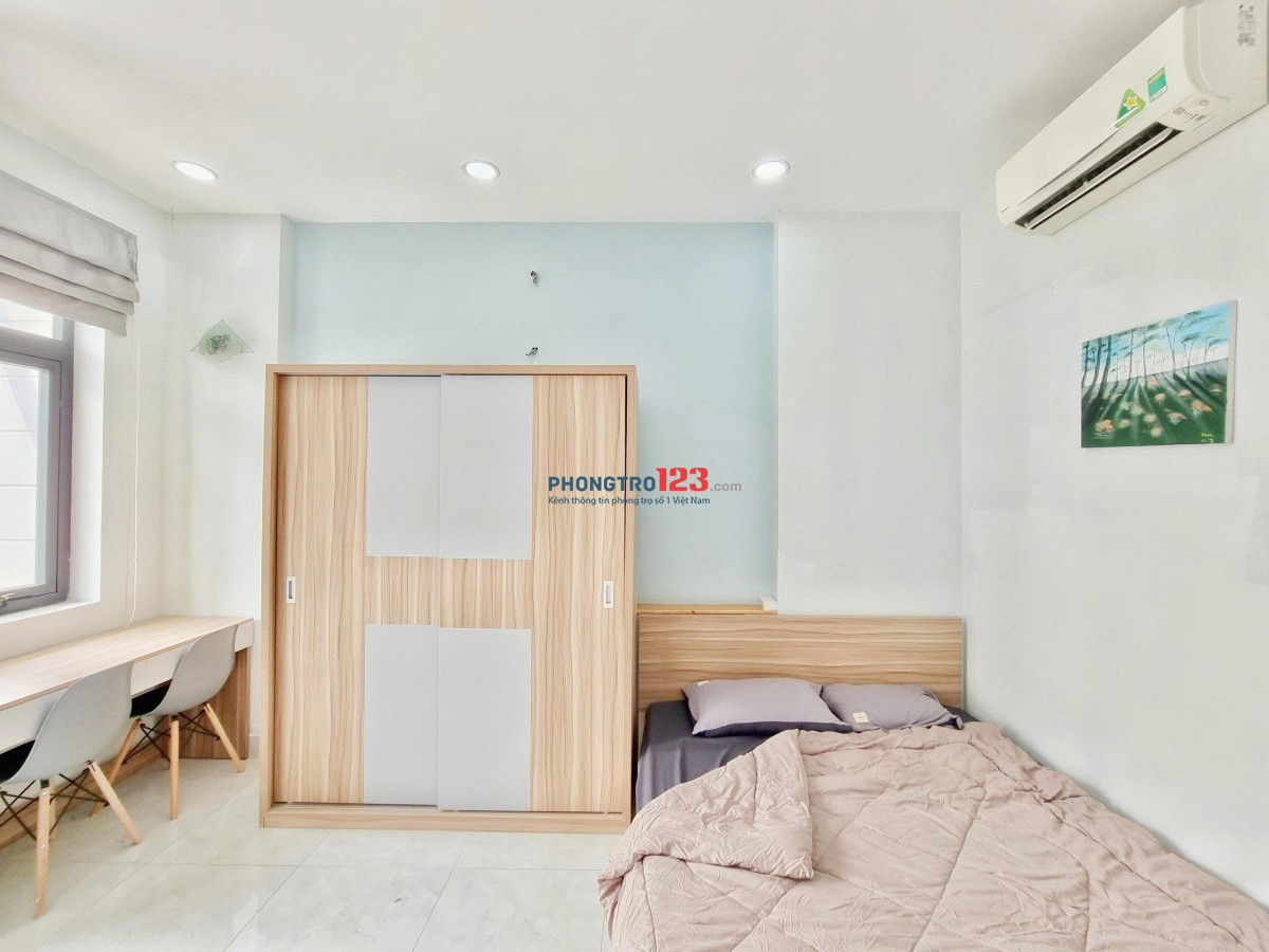 Cho Thuê Căn Hộ Studio 30m2 – Full Nội Thất – Ban Công / Máy Giặt Riêng– Khu ETown, Tân Bình