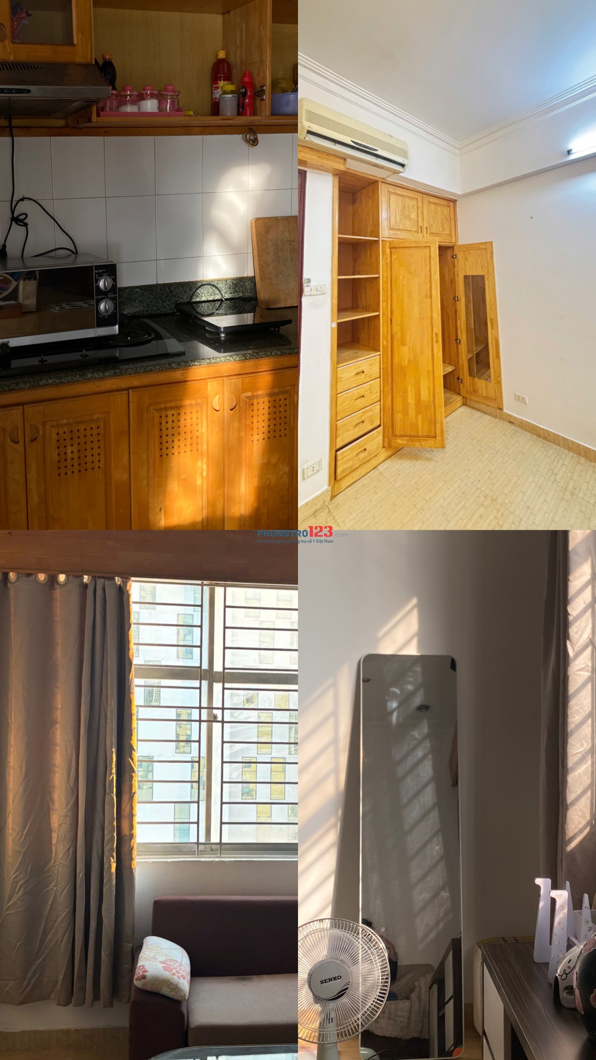 TÌM NỮ Ở GHÉP TRONG CHUNG CƯ 2 PN
