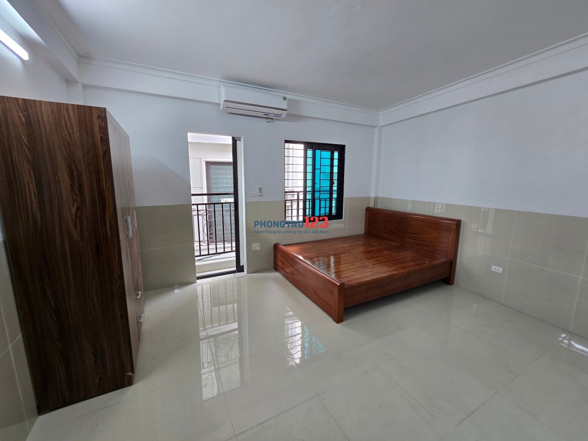 Phòng 35m2 đủ đồ điều hoà có thang máy - nhà mới xây 9/25 trung tâm 322/22 Mỹ Đình làng Nhân Mỹ