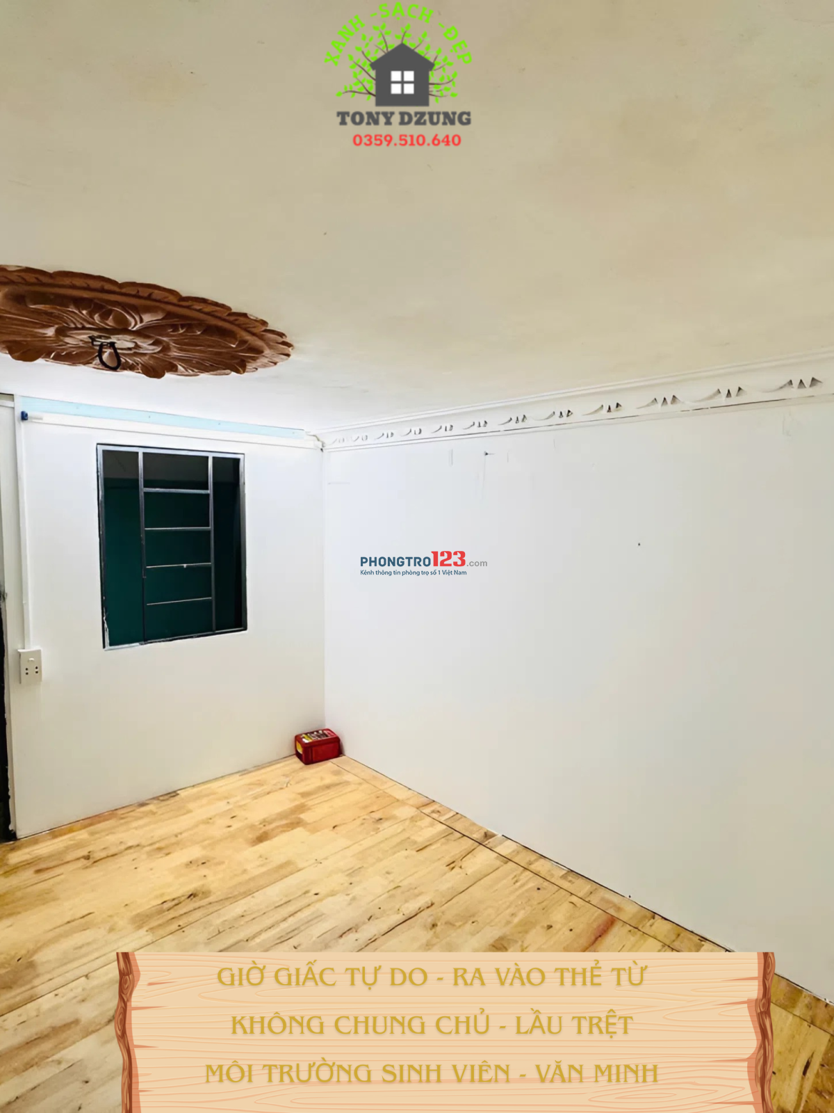 Phòng rẻ, cửa sổ, ngay mặt đường gần ĐH GIA ĐỊNH 800m