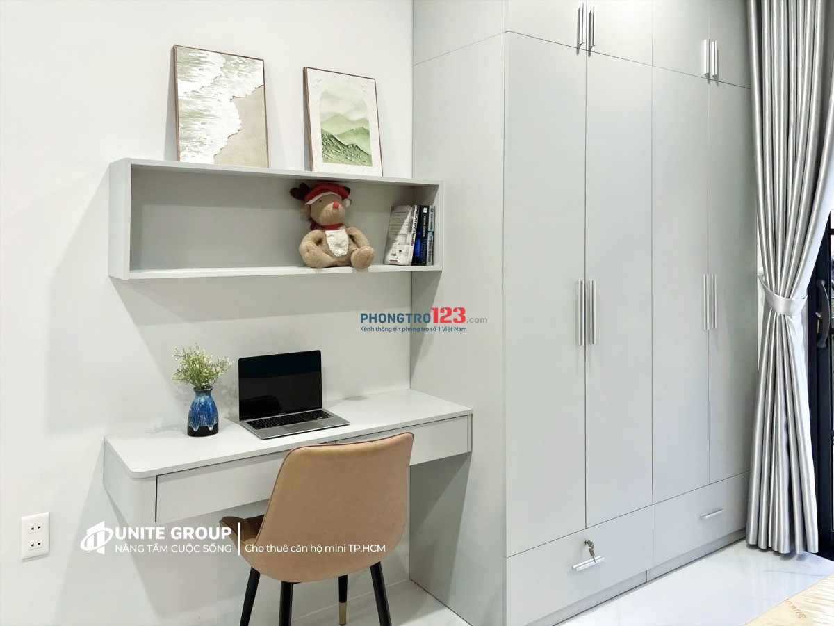  [CHO THUÊ CĂN HỘ DỊCH VỤ TÂN KIỂNG QUẬN 7 - FULL NỘI THẤT XỊN - BAN CÔNG !] 