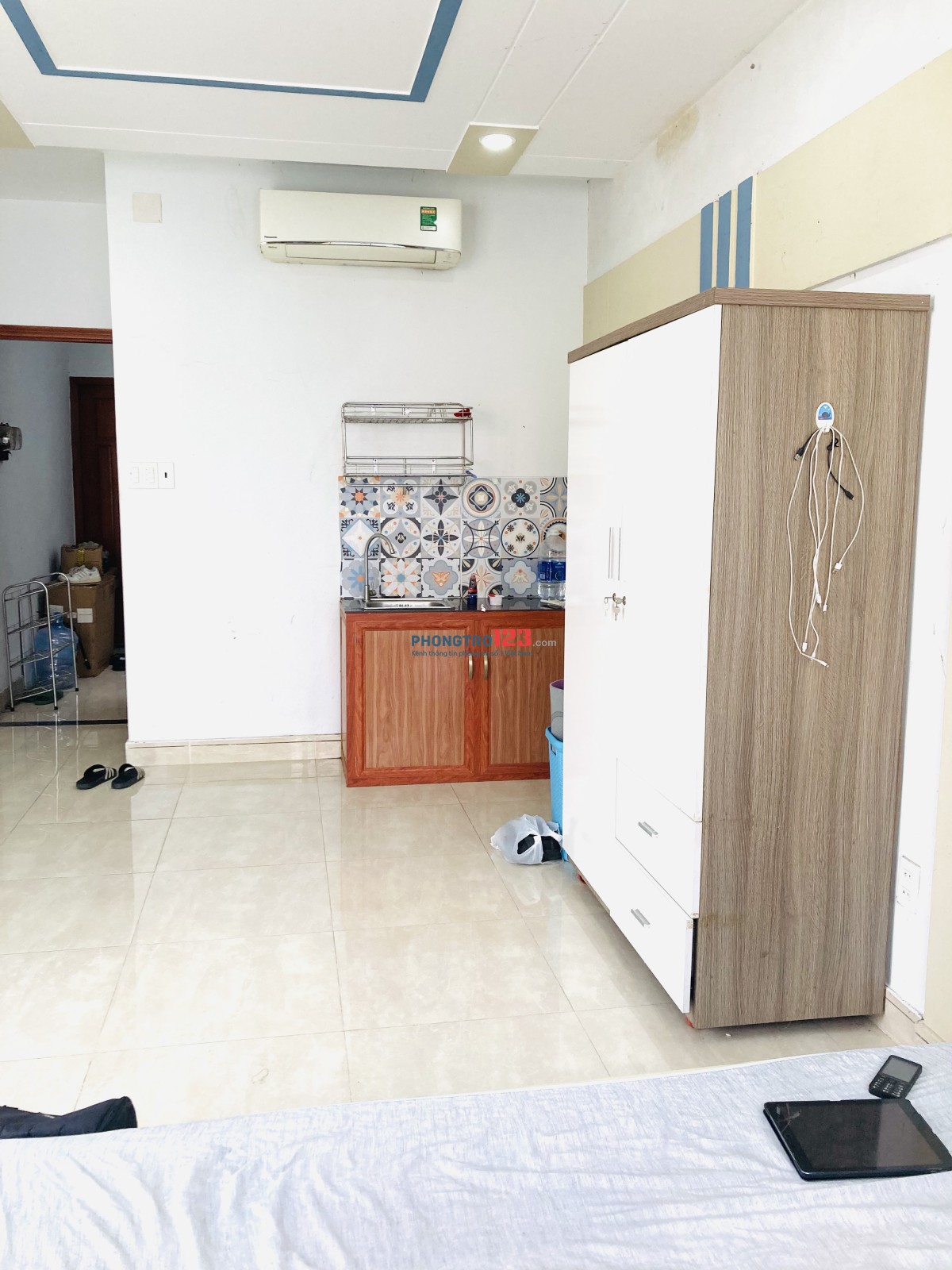 Studio rộng 40 m2 Ban Công & Cửa Sổ + tiện nghi tại Nguyễn Văn Đậu Bình Thạnh