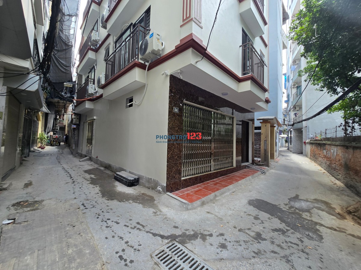 Phòng 35m2 đủ đồ điều hoà có thang máy - nhà mới xây 9/25 trung tâm 322/22 Mỹ Đình làng Nhân Mỹ