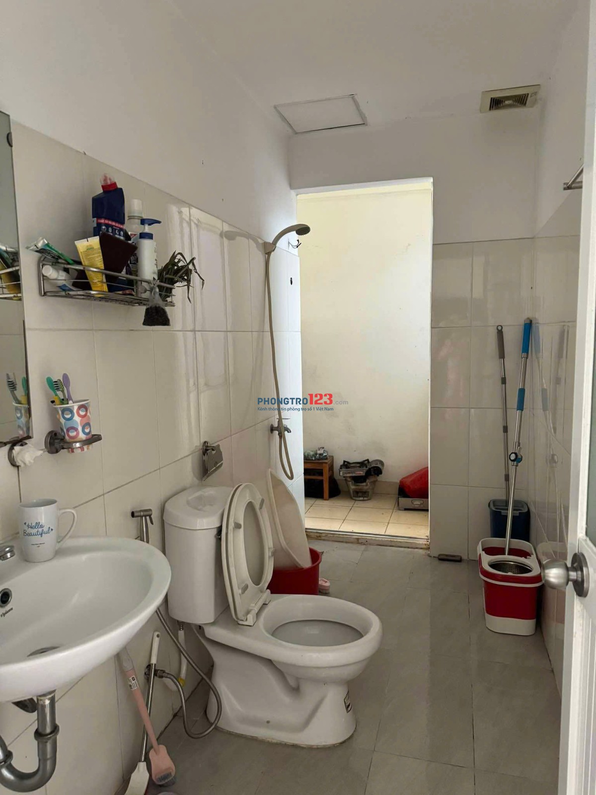 Chung cư Hoa Sứ, P7, Phú Nhuận, 75m3, 2 PN, Nội thất, 12tr/tháng