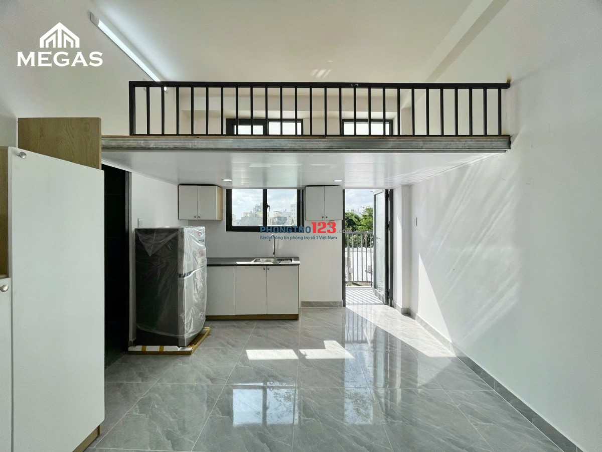 CHO THUÊ CĂN HỘ DỊCH VỤ CÓ GÁC, FULL NỘI THẤT Ở NGAY SAU SÂN BAY, KHU AN NỊN