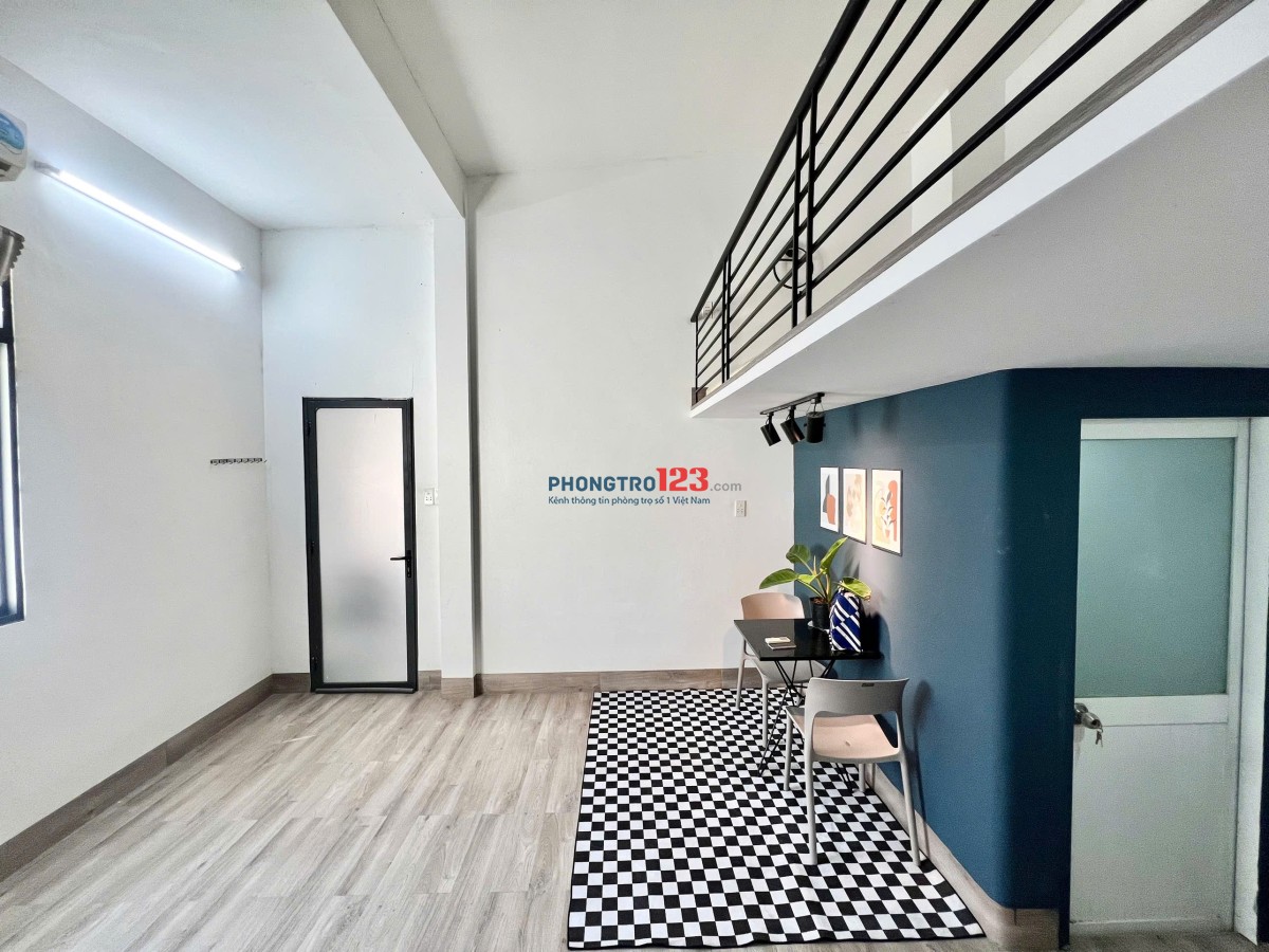 Cho Thuê Phòng Có Gác 30m2 – Full Nội Thất – Cửa Sổ Trời / Ban Công– Gần Sân Bay, Tân Bình