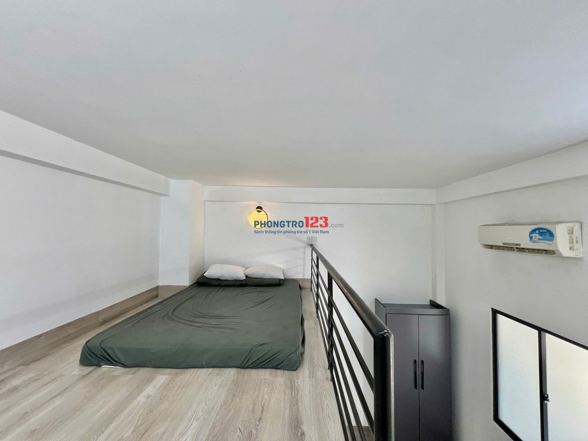 Cho Thuê Phòng Có Gác 30m2 – Full Nội Thất – Cửa Sổ Trời / Ban Công– Gần Sân Bay, Tân Bình