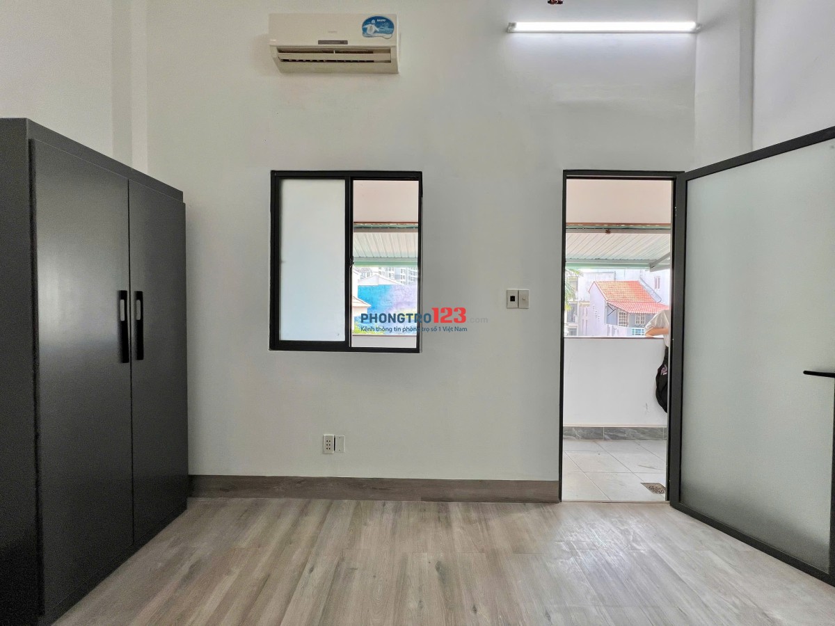 Cho Thuê Phòng Có Gác 30m2 – Full Nội Thất – Cửa Sổ Trời / Ban Công– Gần Sân Bay, Tân Bình