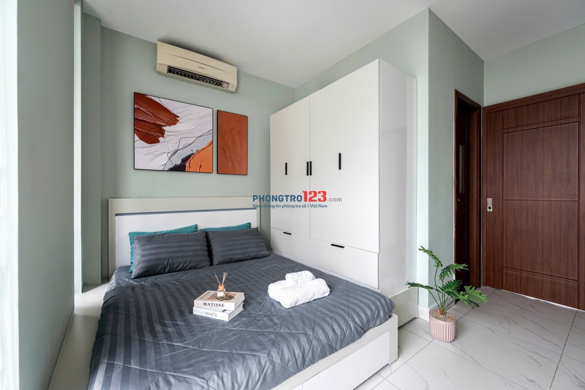 Cho Thuê Studio Ban Công Máy Giặt Riêng – Full Nội Thất – Khu Bảy Hiền, Tân Bình