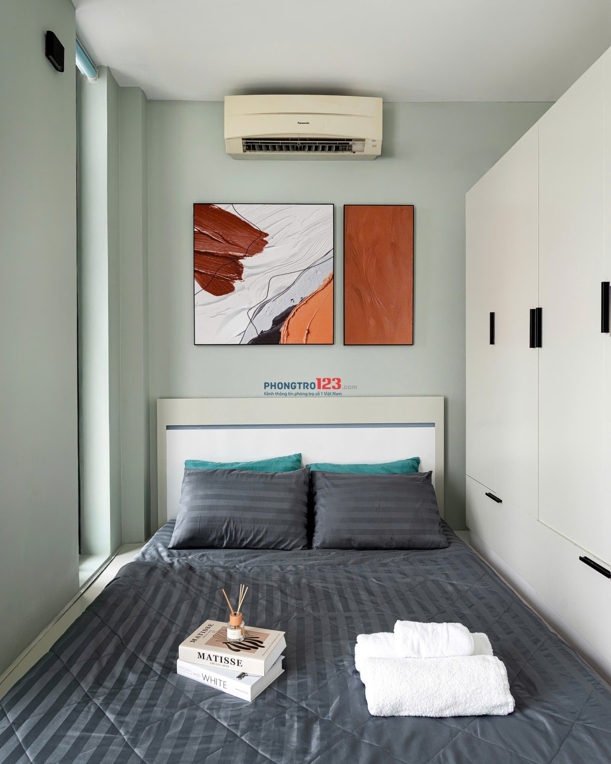Cho Thuê Studio Ban Công Máy Giặt Riêng – Full Nội Thất – Khu Bảy Hiền, Tân Bình