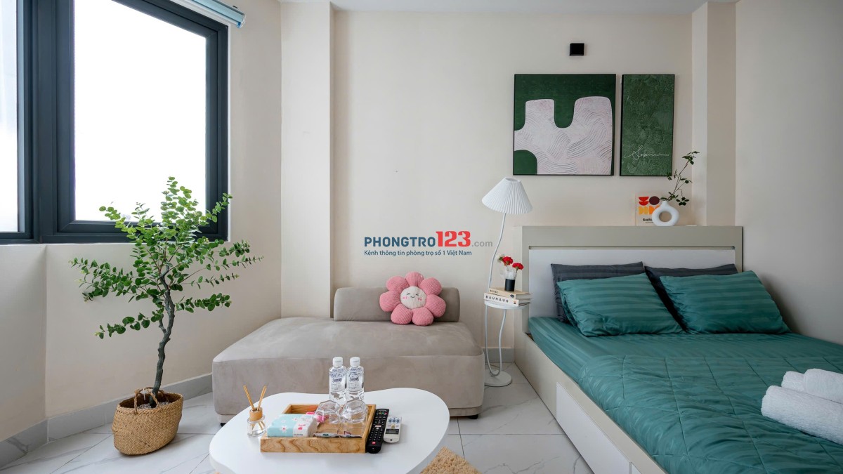 Cho Thuê Studio Ban Công Máy Giặt Riêng – Full Nội Thất – Khu Bảy Hiền, Tân Bình