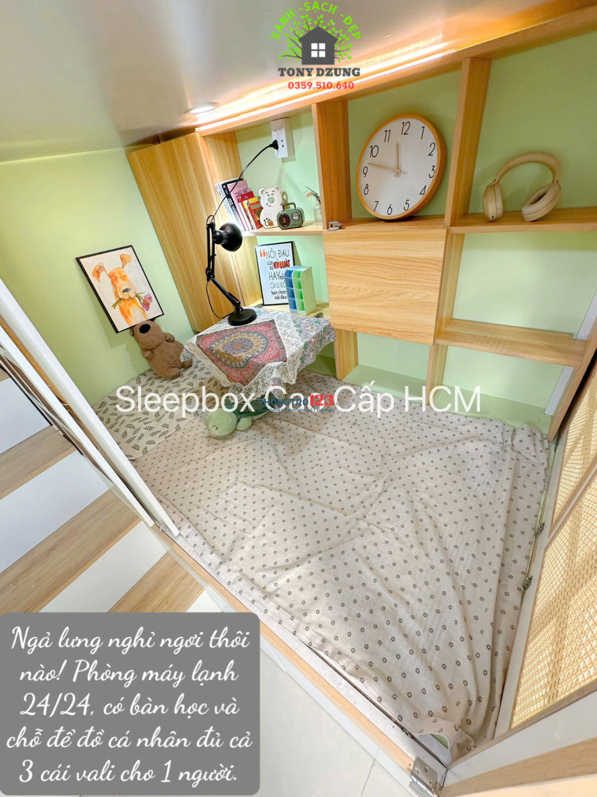 ⭐SLEEPBOX CAO CẤP QUẬN 12 – CHO SINH VIÊN & NGƯỜI ĐI LÀM⭐