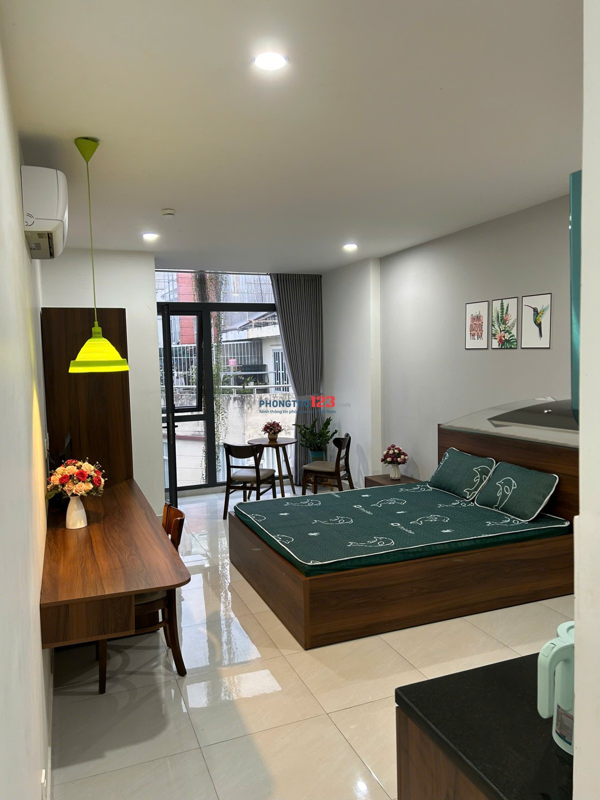 Chính chủ cho thuê căn full nội thất, thang máy, cửa sổ to rèm 2 lớp, view đẹp, giặt phơi riêng