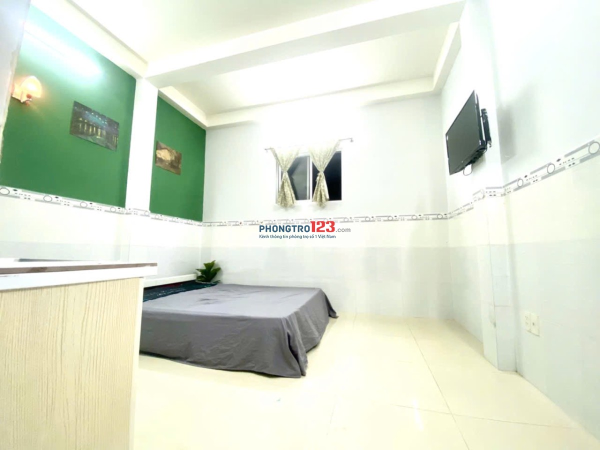 Cho thuê phòng cửa sổ Mã Lộ quận 1 đi bộ ra chợ Tân Định gần ĐH Kiến Trúc, ĐH Mở, ĐH Kinh Tế