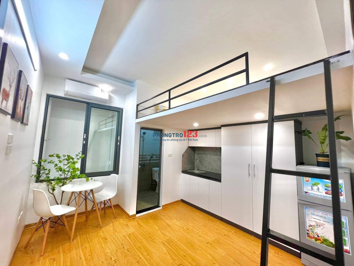 Phòng trọ có gác mới xây giá rẻ gần Etown Cộng Hoà