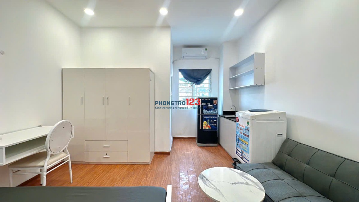 CHO THUÊ PHÒNG TRỌ LÊ VĂN SỸ QUẬN 3 CÓ MÁY GIẶT RIÊNG, GẦN ĐH KINH TẾ, ĐH SƯ PHẠM FULL NỘI THẤT