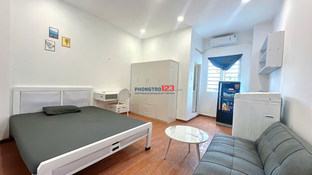 CHO THUÊ PHÒNG TRỌ LÊ VĂN SỸ QUẬN 3 CÓ MÁY GIẶT RIÊNG, GẦN ĐH KINH TẾ, ĐH SƯ PHẠM FULL NỘI THẤT