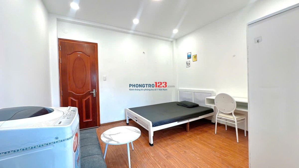 CHO THUÊ PHÒNG TRỌ LÊ VĂN SỸ QUẬN 3 CÓ MÁY GIẶT RIÊNG, GẦN ĐH KINH TẾ, ĐH SƯ PHẠM FULL NỘI THẤT