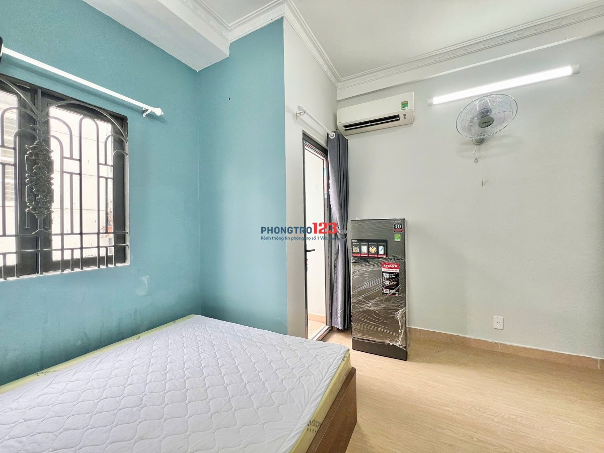 CĂN HỘ STUDIO BÙI HỮU NGHĨA FULL NỘI THẤT, BAN CÔNG, MÁY GIẶT RIÊNG GIÁP Q1 - CHỢ BÀ CHIỂU