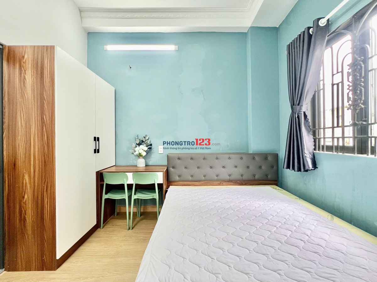 CĂN HỘ STUDIO BÙI HỮU NGHĨA FULL NỘI THẤT, BAN CÔNG, MÁY GIẶT RIÊNG GIÁP Q1 - CHỢ BÀ CHIỂU