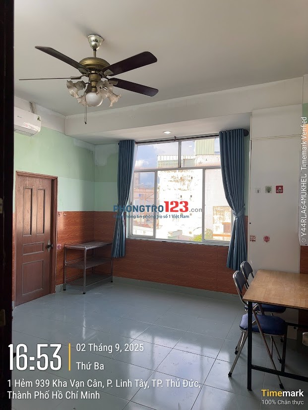 PHÒNG TRỌ FULL NỘI THẤT 25M² – KHA VẠN CÂN, THỦ ĐỨC