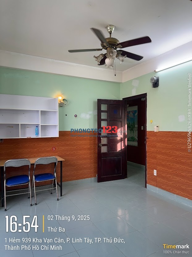 PHÒNG TRỌ FULL NỘI THẤT 25M² – KHA VẠN CÂN, THỦ ĐỨC