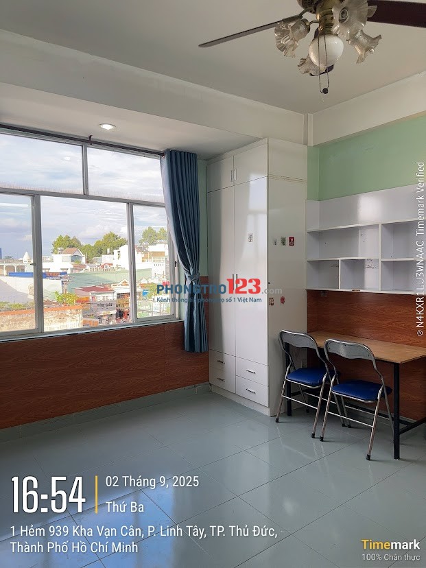 PHÒNG TRỌ FULL NỘI THẤT 25M² – KHA VẠN CÂN, THỦ ĐỨC