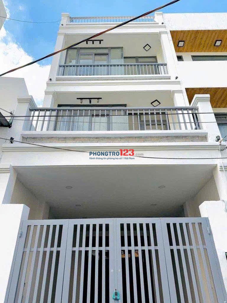 CHO THUÊ NHÀ NC MỚI XÂY ĐẸP, HẺM TRẦN THỊ TRỌNG, P15, Q.TÂN BÌNH. 4X17M. 4PN 5WC. 17TRIỆU/THÁNG.