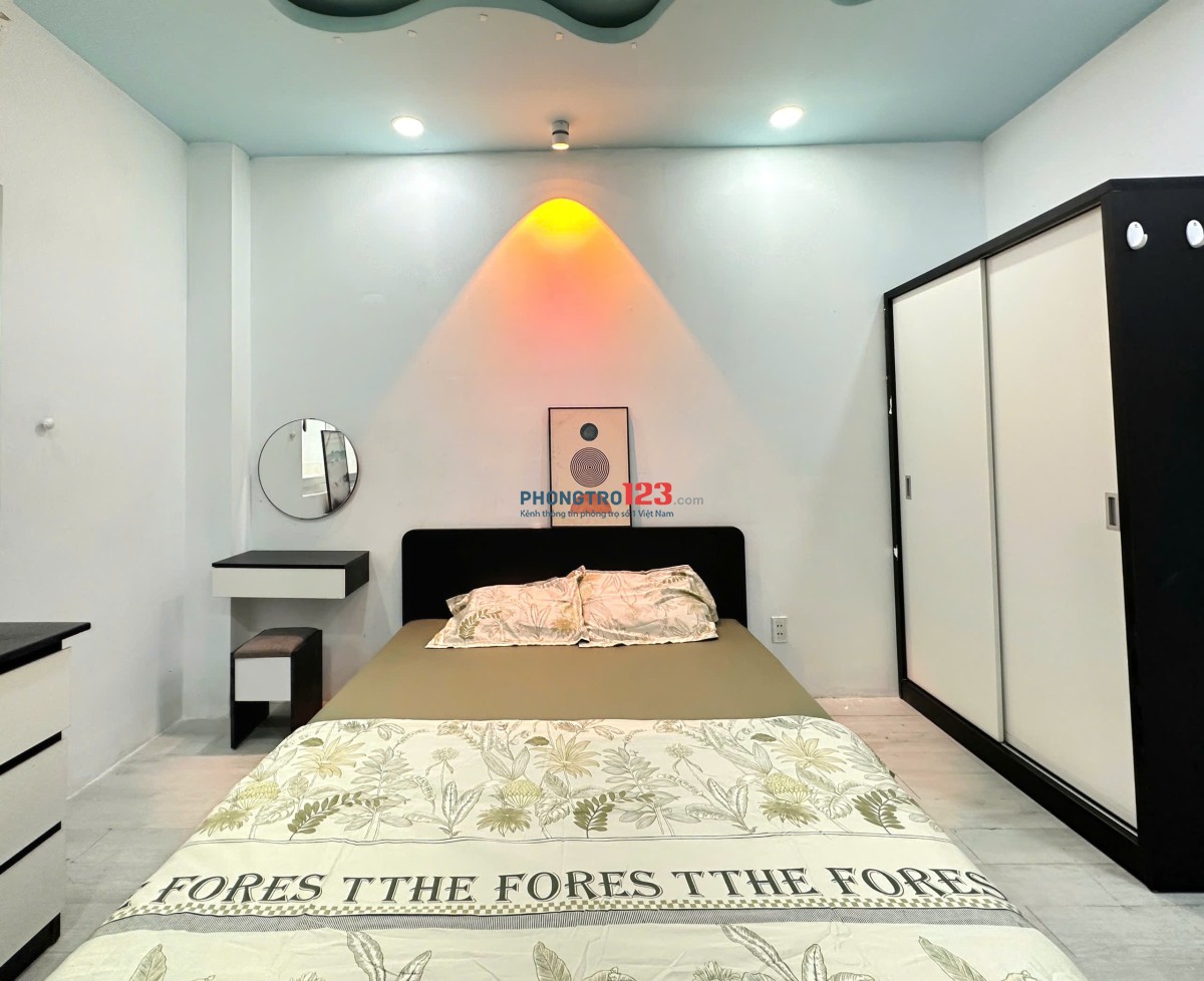 TRỐNG SẴN PHÒNG STUDIO FULL NỘI THẤT, GẦN Q3, Q1, TÂN BÌNH