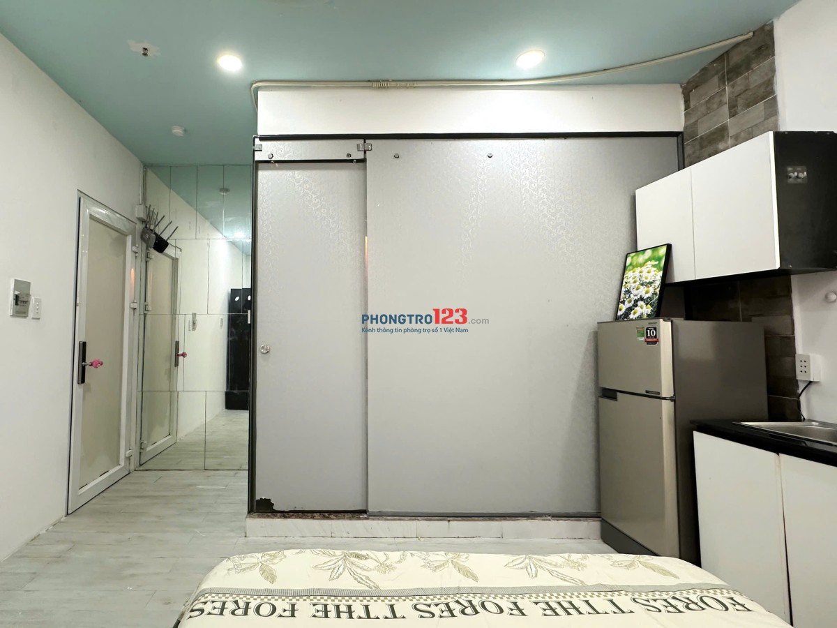 TRỐNG SẴN PHÒNG STUDIO FULL NỘI THẤT, GẦN Q3, Q1, TÂN BÌNH