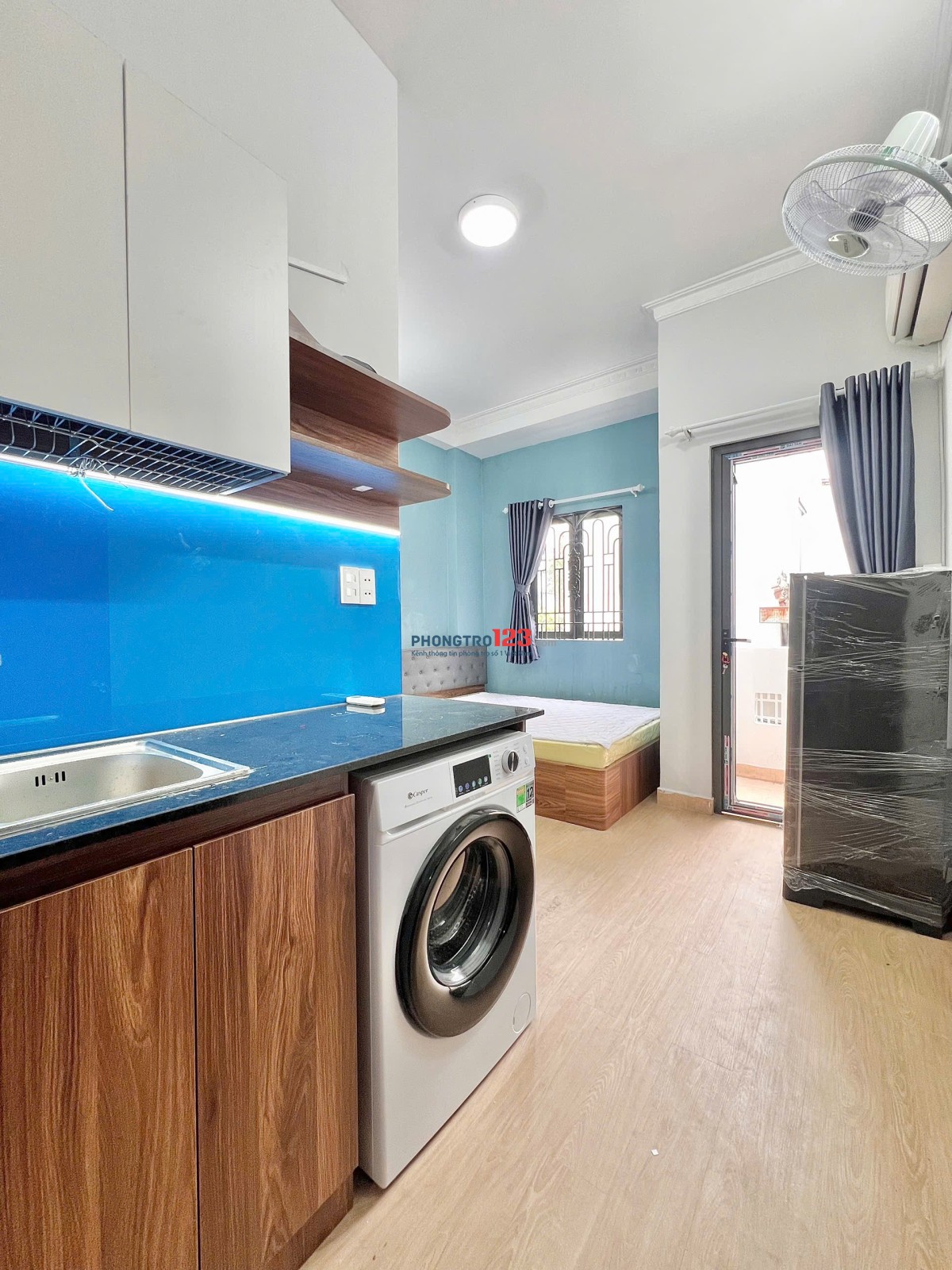 Phòng Trọ Mới Xây Full Nội Thất Máy Giặt Riêng Bùi Hữu Nghĩa - Gần chợ Bà Chiểu - Giáp Q1 0773443410