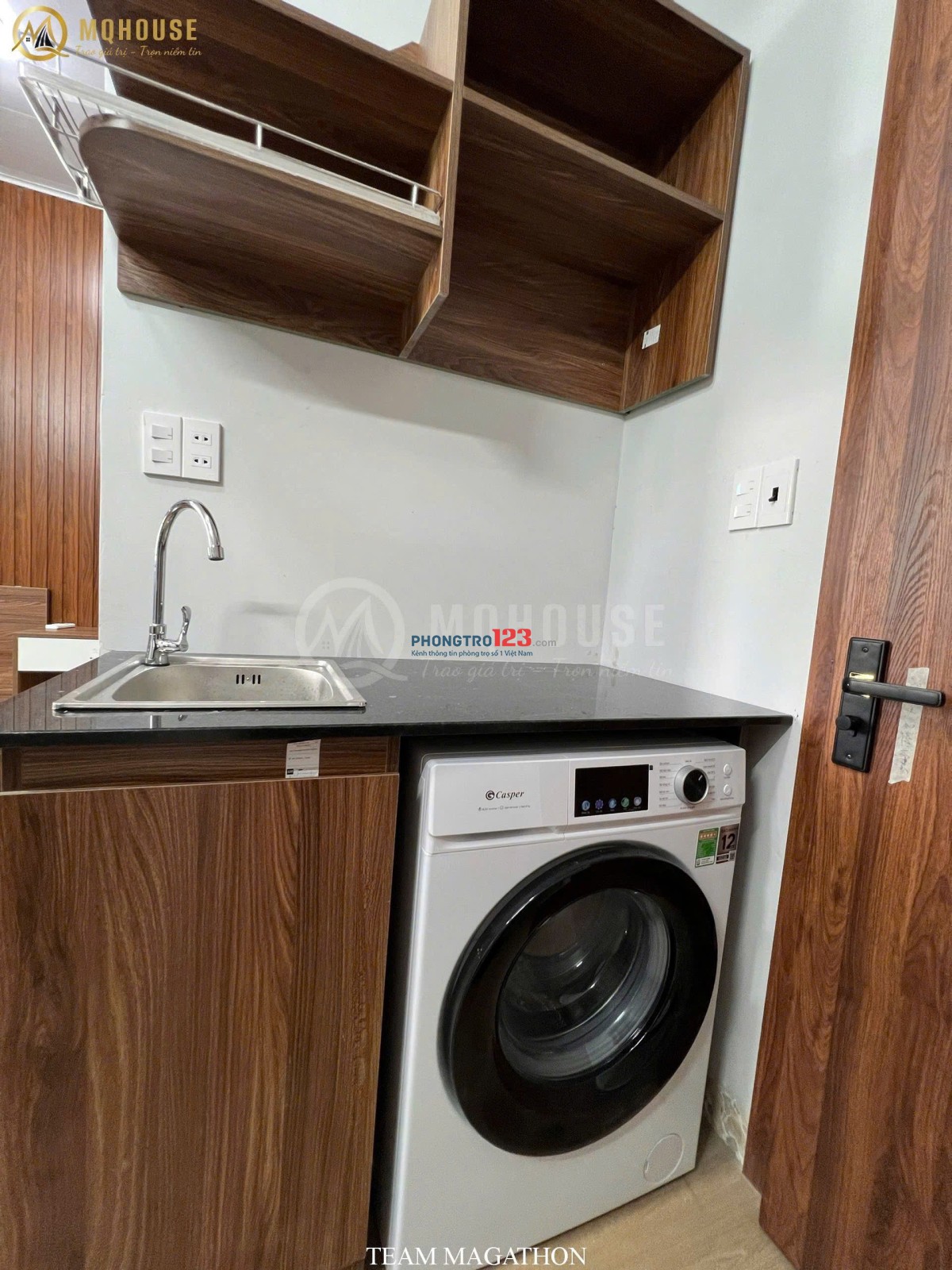 Phòng Trọ Mới Xây Full Nội Thất Máy Giặt Riêng Bùi Hữu Nghĩa - Gần chợ Bà Chiểu - Giáp Q1 0773443410