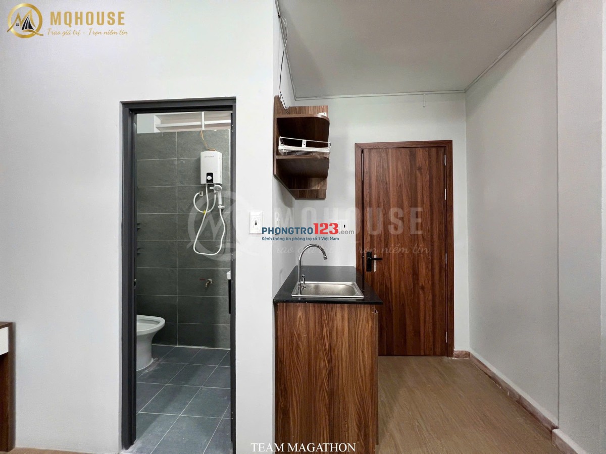 Phòng Trọ Mới Xây Full Nội Thất Máy Giặt Riêng Bùi Hữu Nghĩa - Gần chợ Bà Chiểu - Giáp Q1 0773443410
