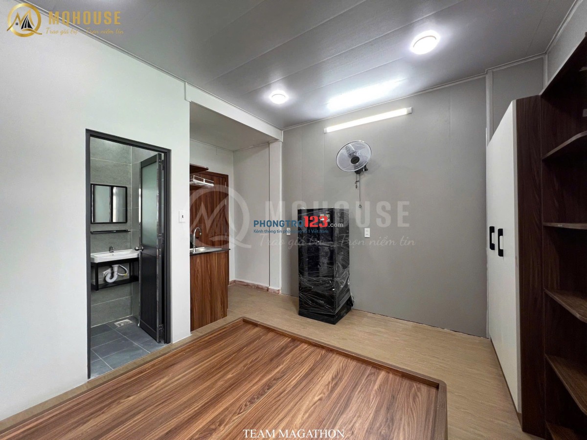 Phòng Trọ Mới Xây Full Nội Thất Máy Giặt Riêng Bùi Hữu Nghĩa - Gần chợ Bà Chiểu - Giáp Q1 0773443410