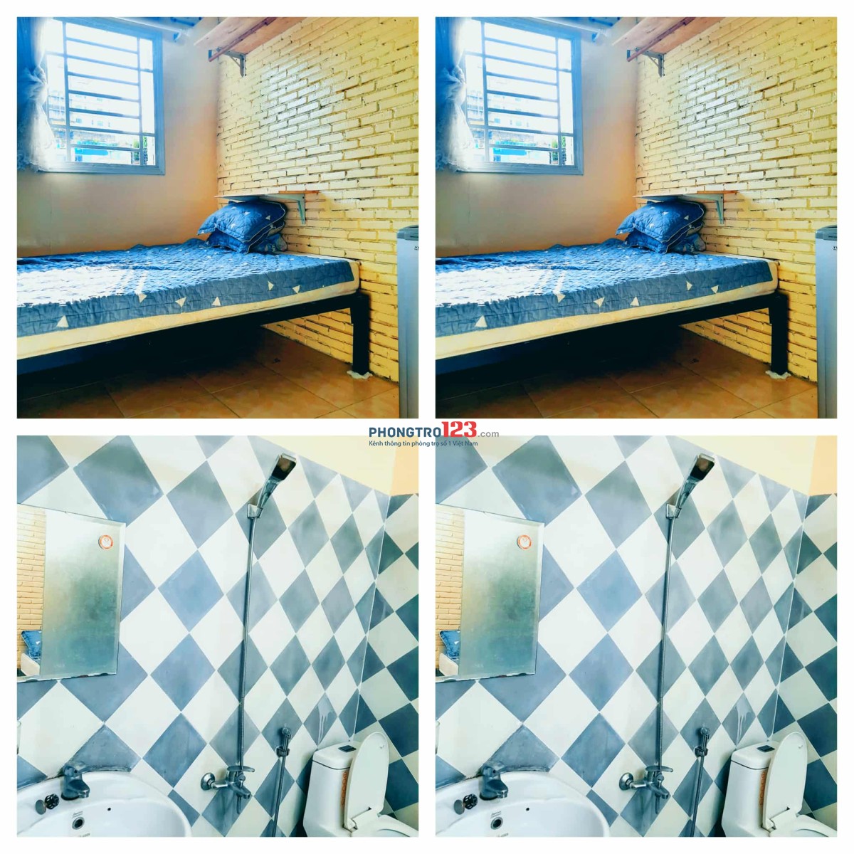 Cho Thuê Phòng Q1, full nội thất. tolet riêng, cửa sổ - 3tr1