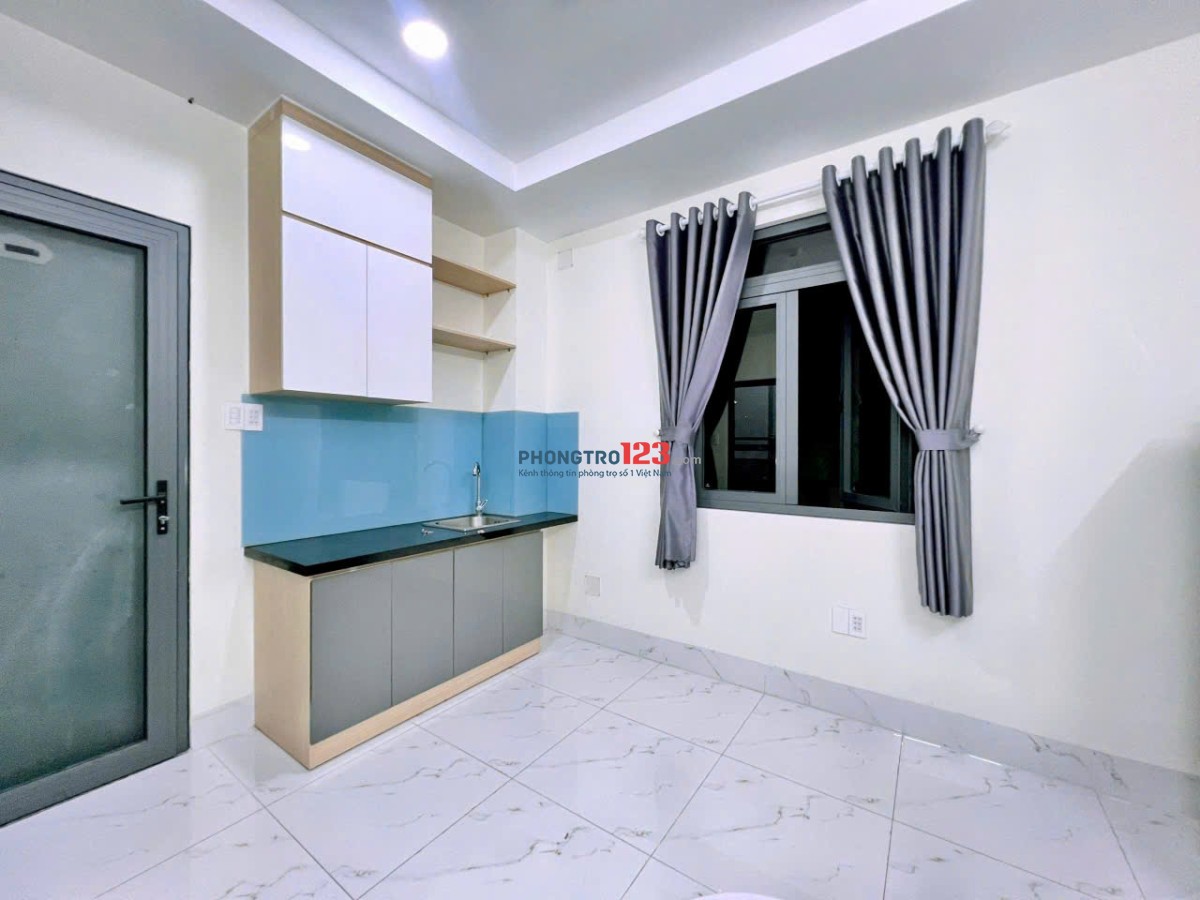 CHO THUÊ CĂN HỘ STUDIO PHAN XÍCH LONG 33M2 CỬA SỔ LỚN, FULL NỘI THẤT, PHÒNG THOÁNG GIÁP BÌNH THẠNH