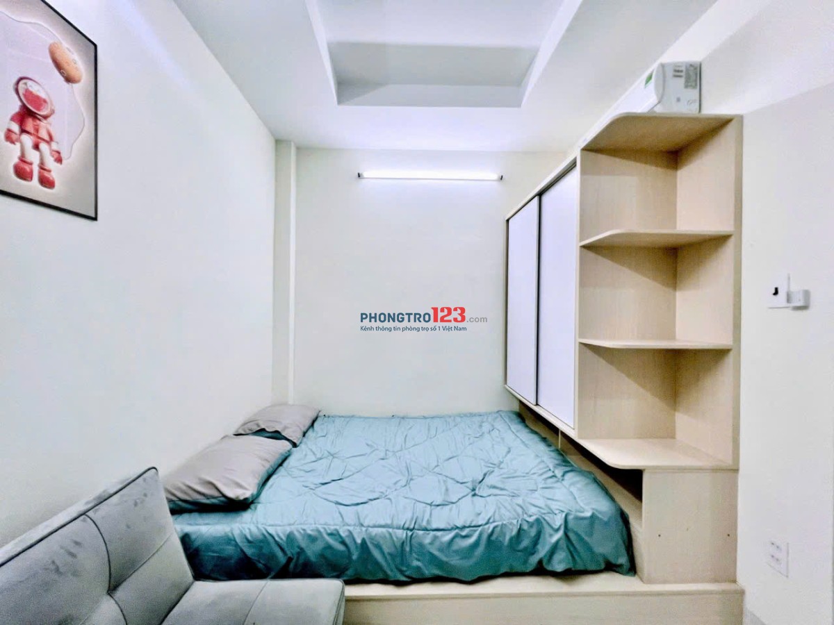 CHO THUÊ CĂN HỘ STUDIO PHAN XÍCH LONG 33M2 CỬA SỔ LỚN, FULL NỘI THẤT, PHÒNG THOÁNG GIÁP BÌNH THẠNH