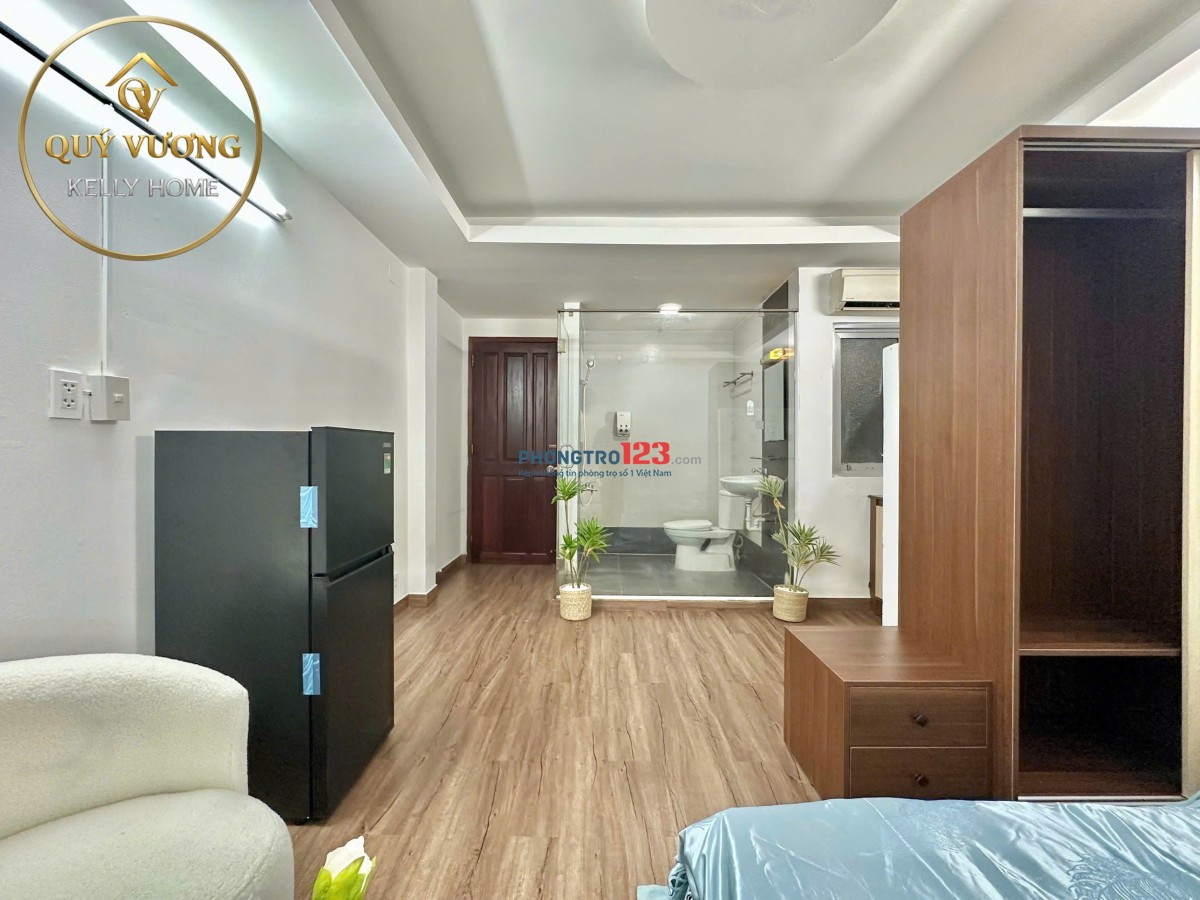 CHO THUÊ CĂN HỘ STUDIO PHAN XÍCH LONG FULL NỘI THẤT, TÁCH BẾP, GIÁP BÌNH THẠNH- KHU ĂN UỐNG VẠN KIẾP
