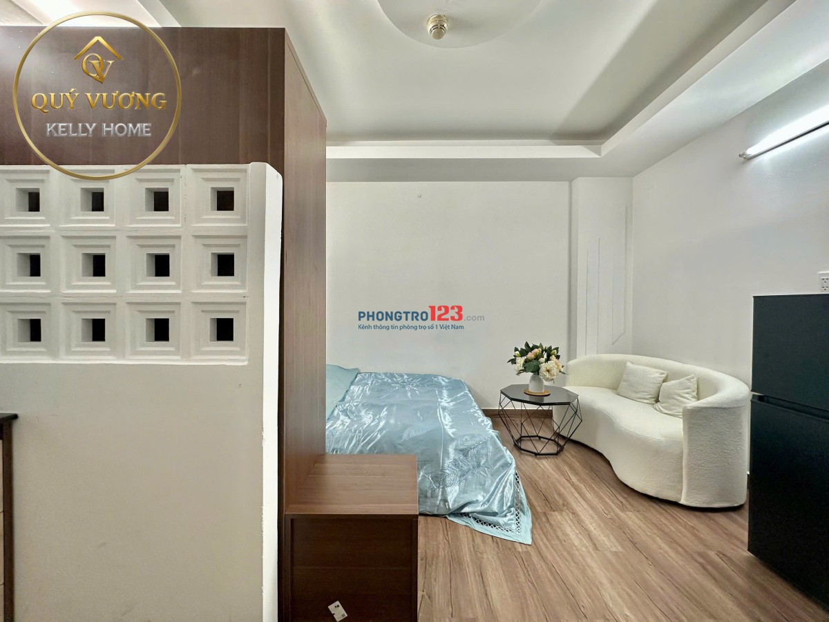 CHO THUÊ CĂN HỘ STUDIO PHAN XÍCH LONG FULL NỘI THẤT, TÁCH BẾP, GIÁP BÌNH THẠNH- KHU ĂN UỐNG VẠN KIẾP
