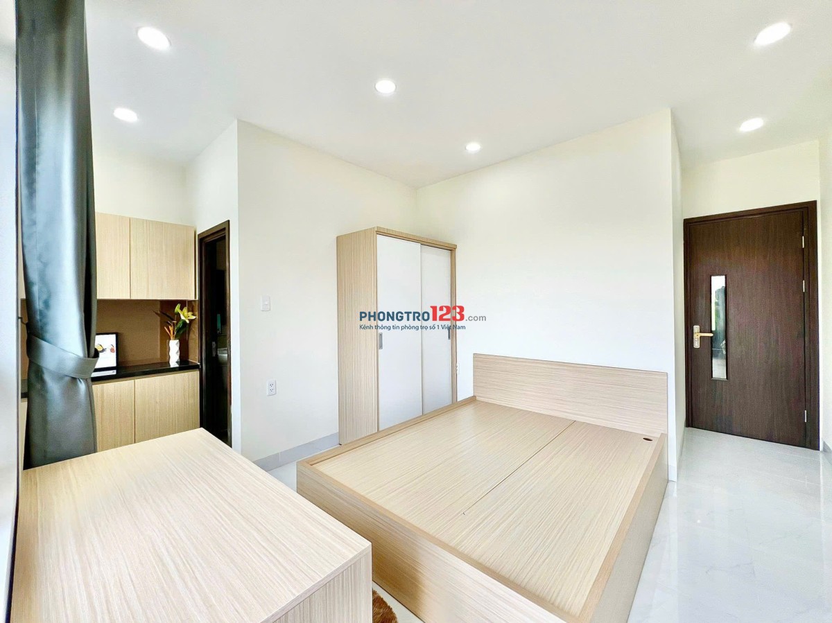 CHO THUÊ CĂN HỘ STUDIO ĐẶNG THÙY TRÂM – BAN CÔNG THOÁNG FULL NỘI THẤT GẦN CS3 VLU - THỦ ĐỨC