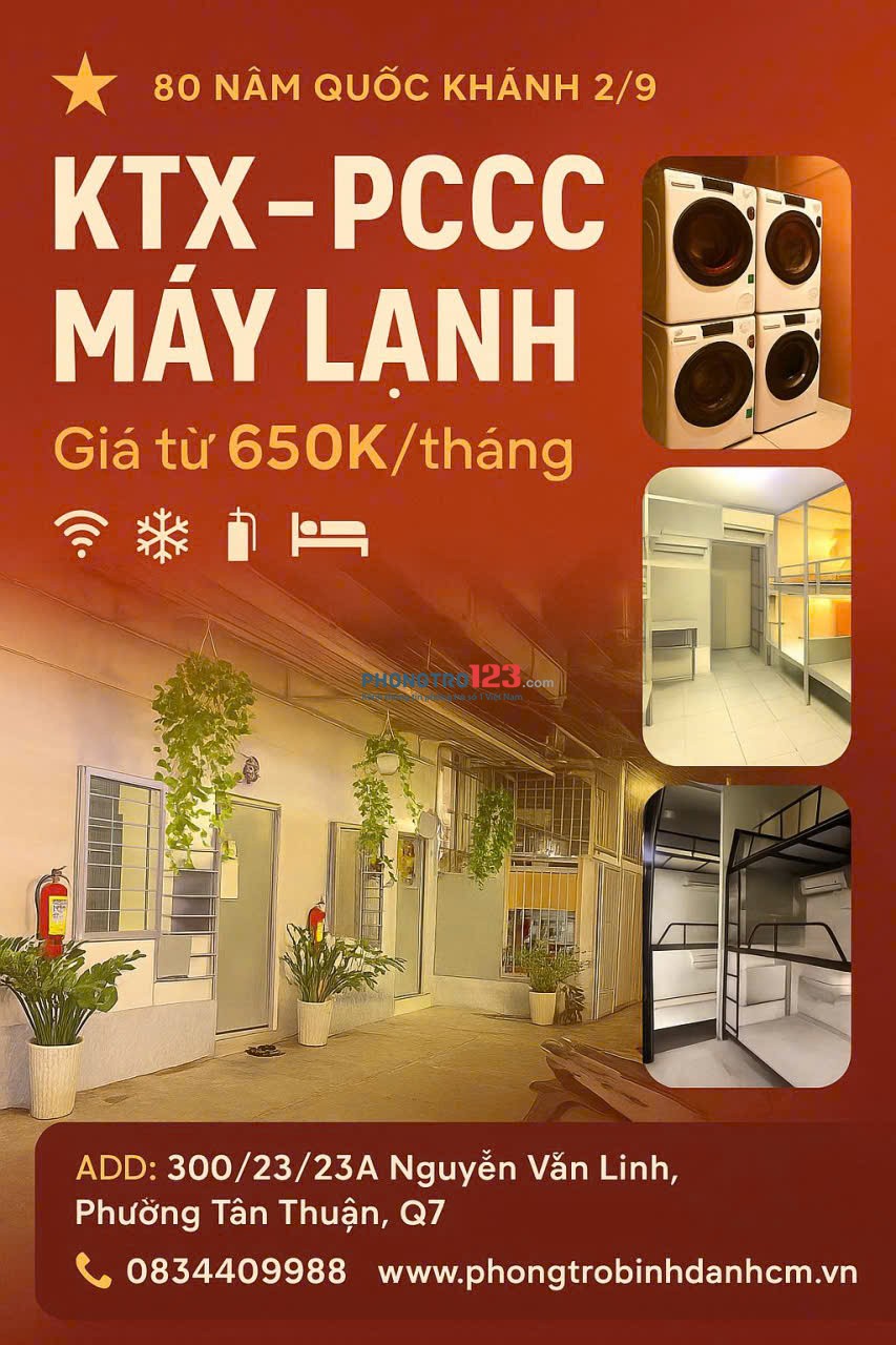 Nhà trọ - Ký túc xá 300 NVL. Sạch sẽ- an toàn PCCC
