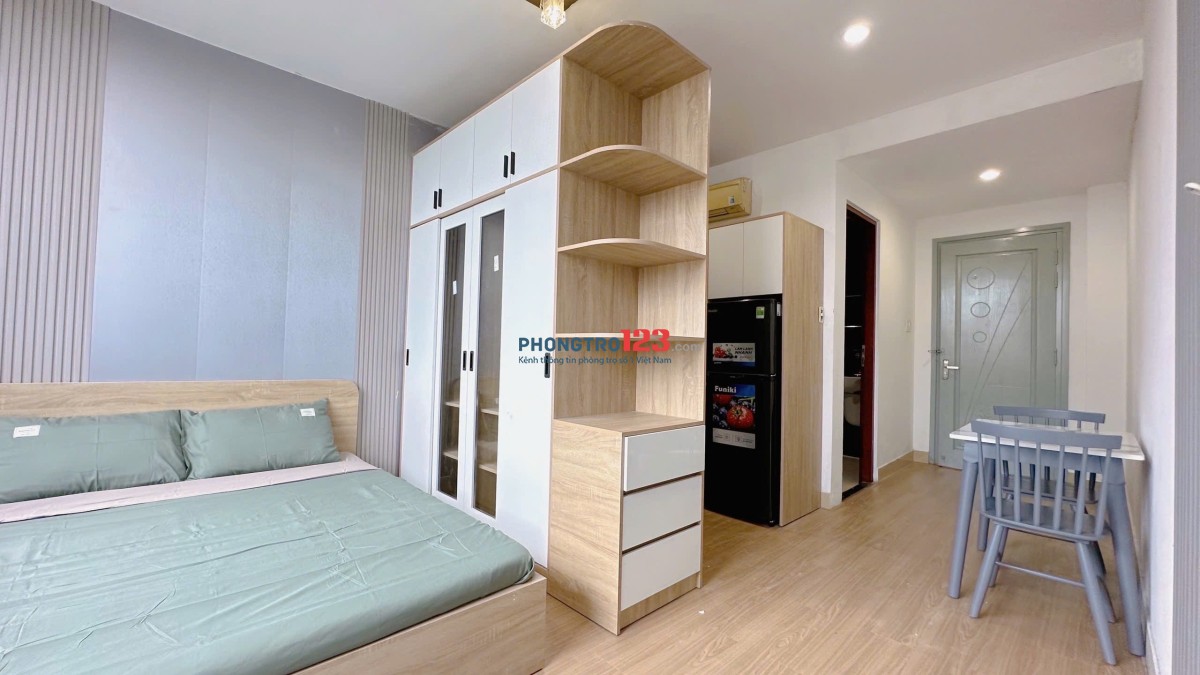 CĂN HỘ 1 PHÒNG NGỦ CỬA SỔ ÁNH SÁNG - THANG MÁY PHAN CHU TRINH BÌNH THẠNH GIÁP Q1 !