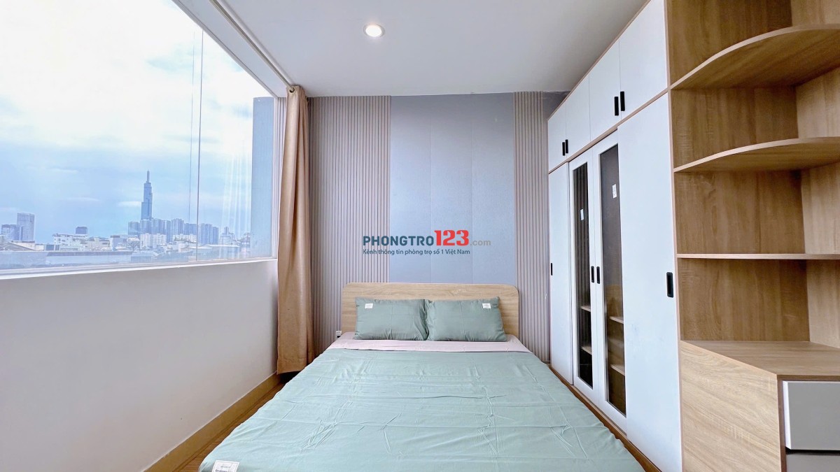 CĂN HỘ 1 PHÒNG NGỦ CỬA SỔ ÁNH SÁNG - THANG MÁY PHAN CHU TRINH BÌNH THẠNH GIÁP Q1 !