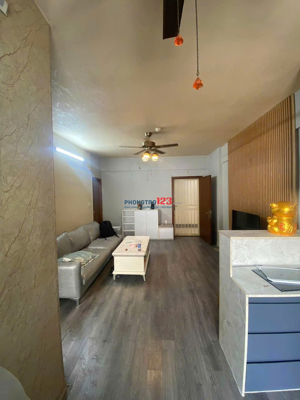 Chung cư Đất Phương Nam, Chu VĂn An, BT: 90m2, 3p ngủ, full nt, 15tr5