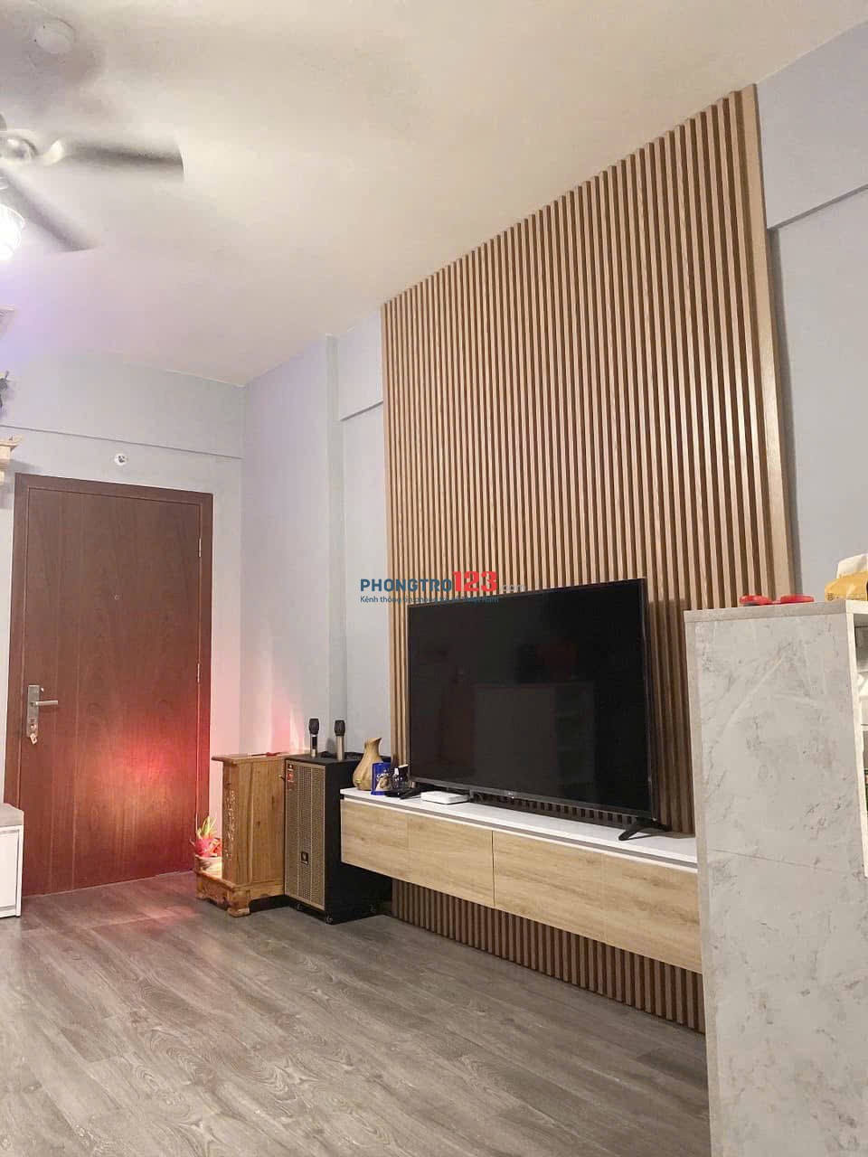 Chung cư Đất Phương Nam, Chu VĂn An, BT: 90m2, 3p ngủ, full nt, 15tr5