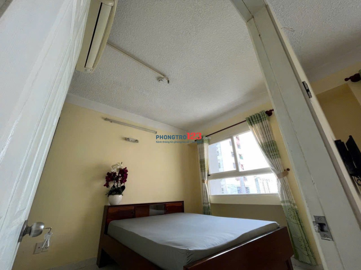 Chung cư Vũ Huy Tấn, P3, BT: 8tr5/th, 1p ngủ, full nội thất, 75m2
